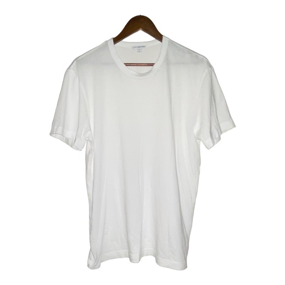 James Perse Shirts Standard James Perse Crewneck Men White Tee